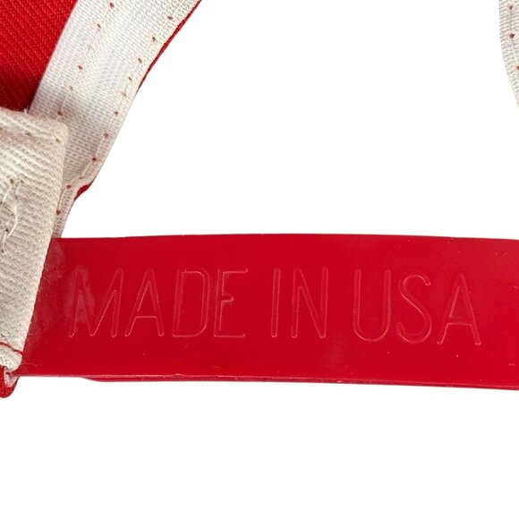 Jackie Robinson 50th Anniversary Red Snapback Cap By New Era Medium-Large NWT - Picture 9 of 9